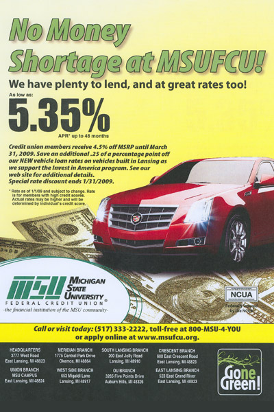 Michigan State University Federal Credit Union Invest in America best practices